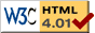 Valid HTML 4!